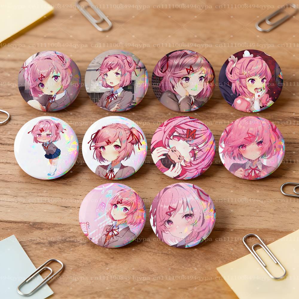 Art Craft Japan - N-Natsuki D-Doki DDLC ป้ายติดกระดุม ของตกแต่ง ของขวัญ