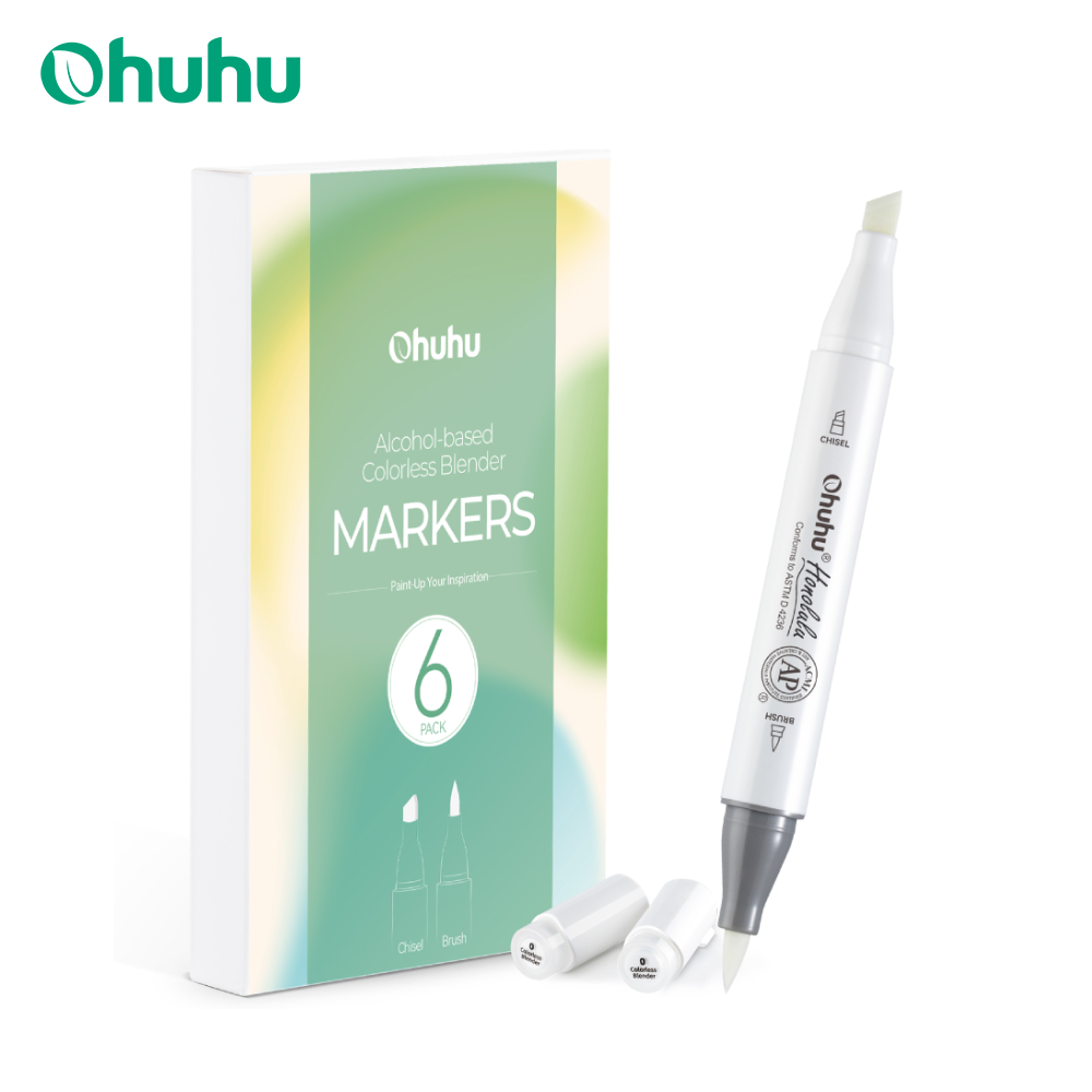 Art Craft Blend - Ohuhu Honolulu เครื่องปั่นไร้สี Marker Pack of