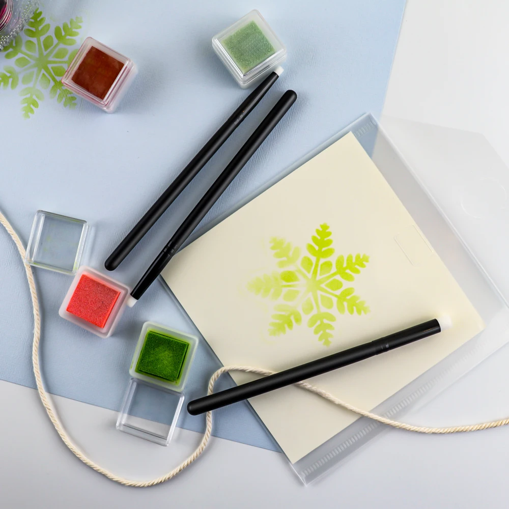 Art Craft Blend - แปรงเบลนด์ขนาดเล็ก ปลายเฉียง/แบน สำหรับงานละเอียด แปรงเบลนด์ขนาดใหญ่และเล็ก สำหรับงานศิลปะ งานฝีมือ