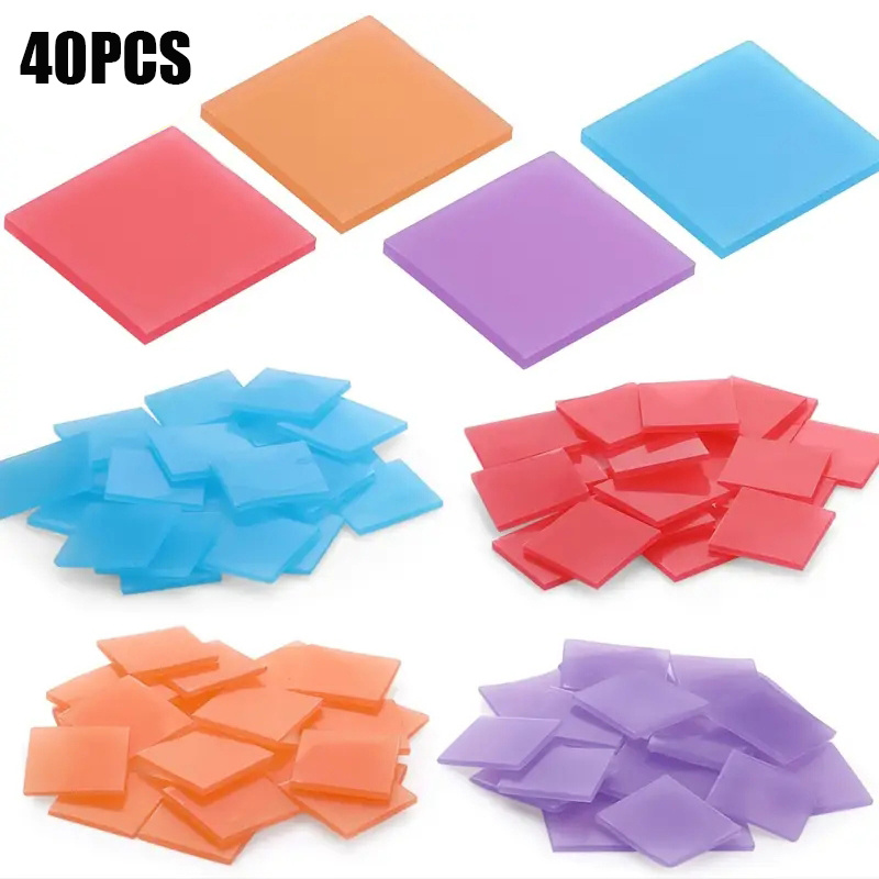 Art Craft Resin - แว็กซ์สำหรับงานเพ้นท์เพชร 40 ชิ้น, แว็กซ์สำหรับตกแต่งเล็บ, อุปกรณ์งานฝีมือเพ้นท์เพชร DIY