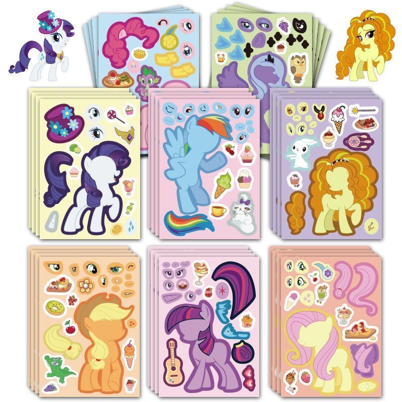 Art Craft Items - ชุดสติกเกอร์ DIY สไตล์การ์ตูน My Little Pony