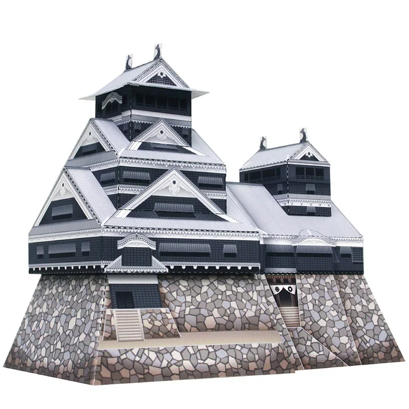 Art Craft Japan - โมเดลกระดาษพับ 3 มิติ ปราสาทคุมาโมโตะ ประเทศญี่ปุ่น ของเล่นงานฝีมือ