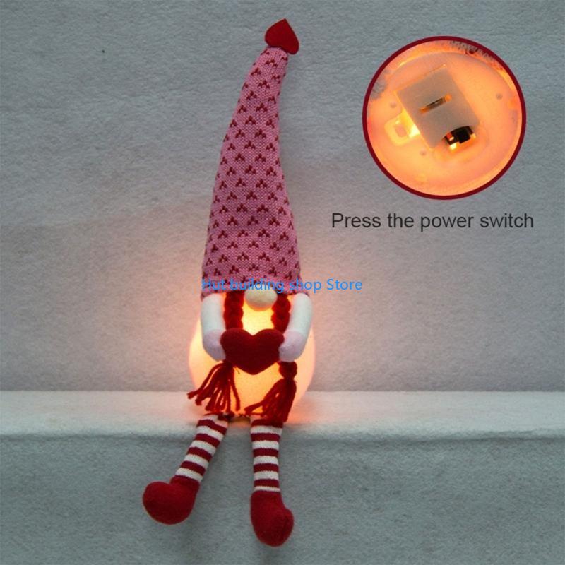 T21C วันวาเลนไทน์ขายาว Gnome ก - Light Art And Craft บทวิจารณ์และราคา