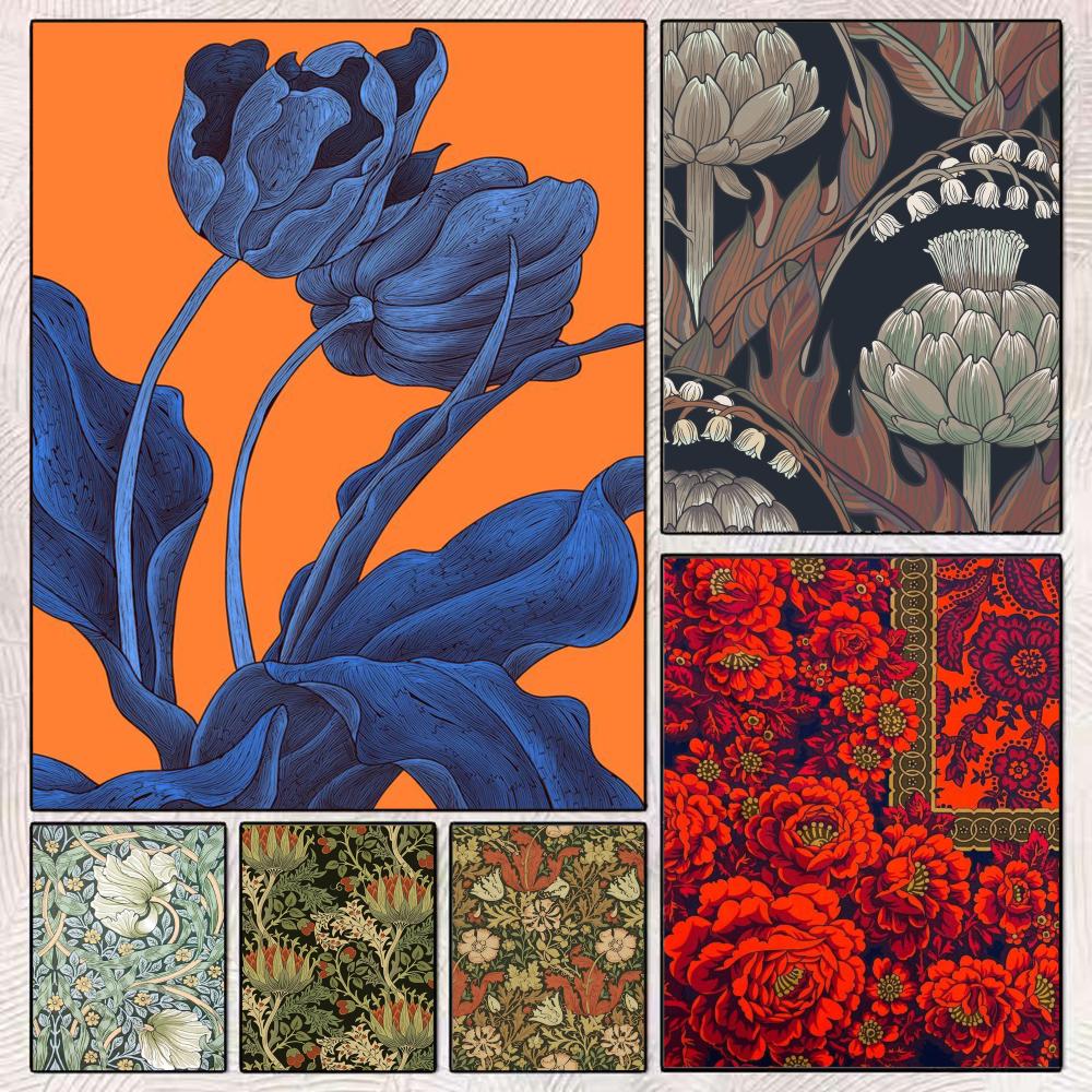 โปสเตอร์สติ๊กเกอร์ติดผนังแบบมี - Art Craft William Morris บทวิจารณ์และราคา