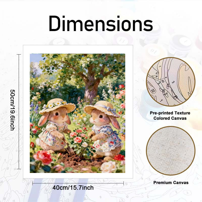 ชุดระบายสีตามตัวเลขสำหรับผู้ให - Art Craft Rabbit บทวิจารณ์และราคา