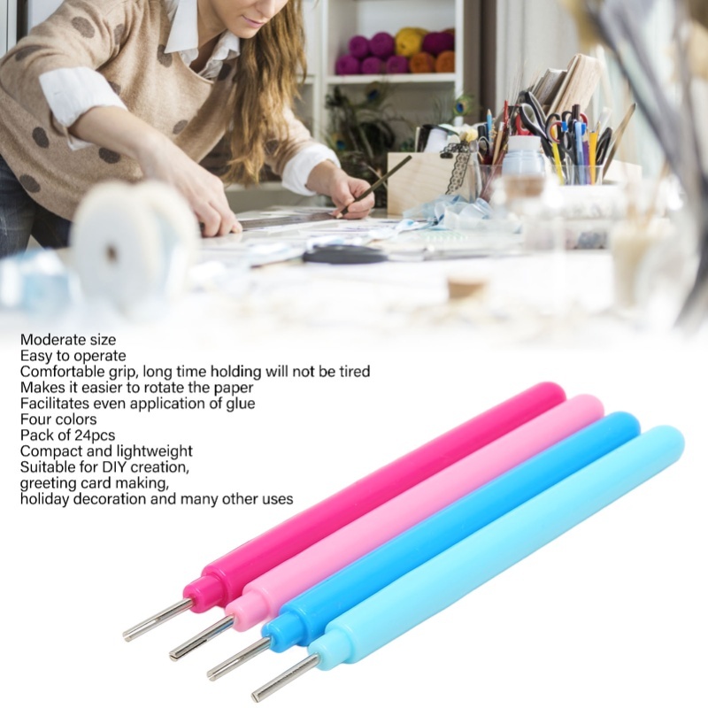 24 ชิ้น ชุดอุปกรณ์ทำกระดาษควิล - Art Quilling Craft บทวิจารณ์และราคา