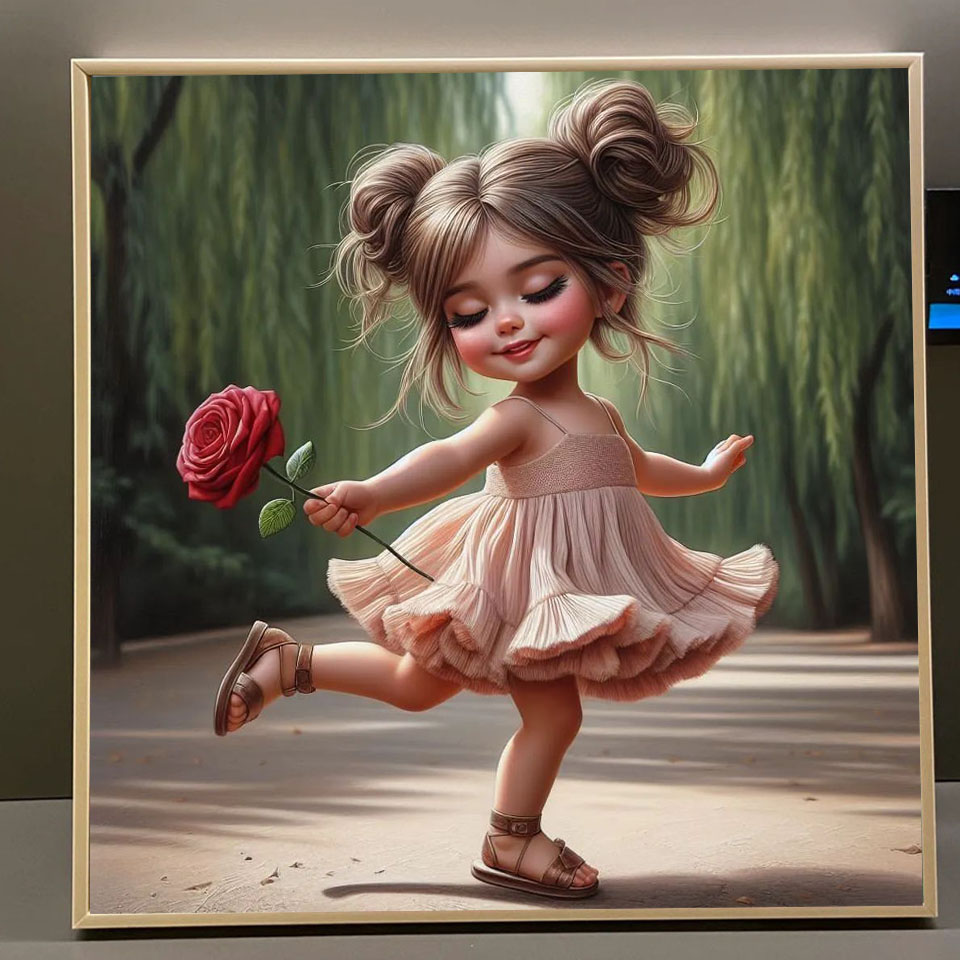 ชุดภาพเพชร 5 มิติ แบบ DIY รุ่น - Art Craft Girl บทวิจารณ์และราคา