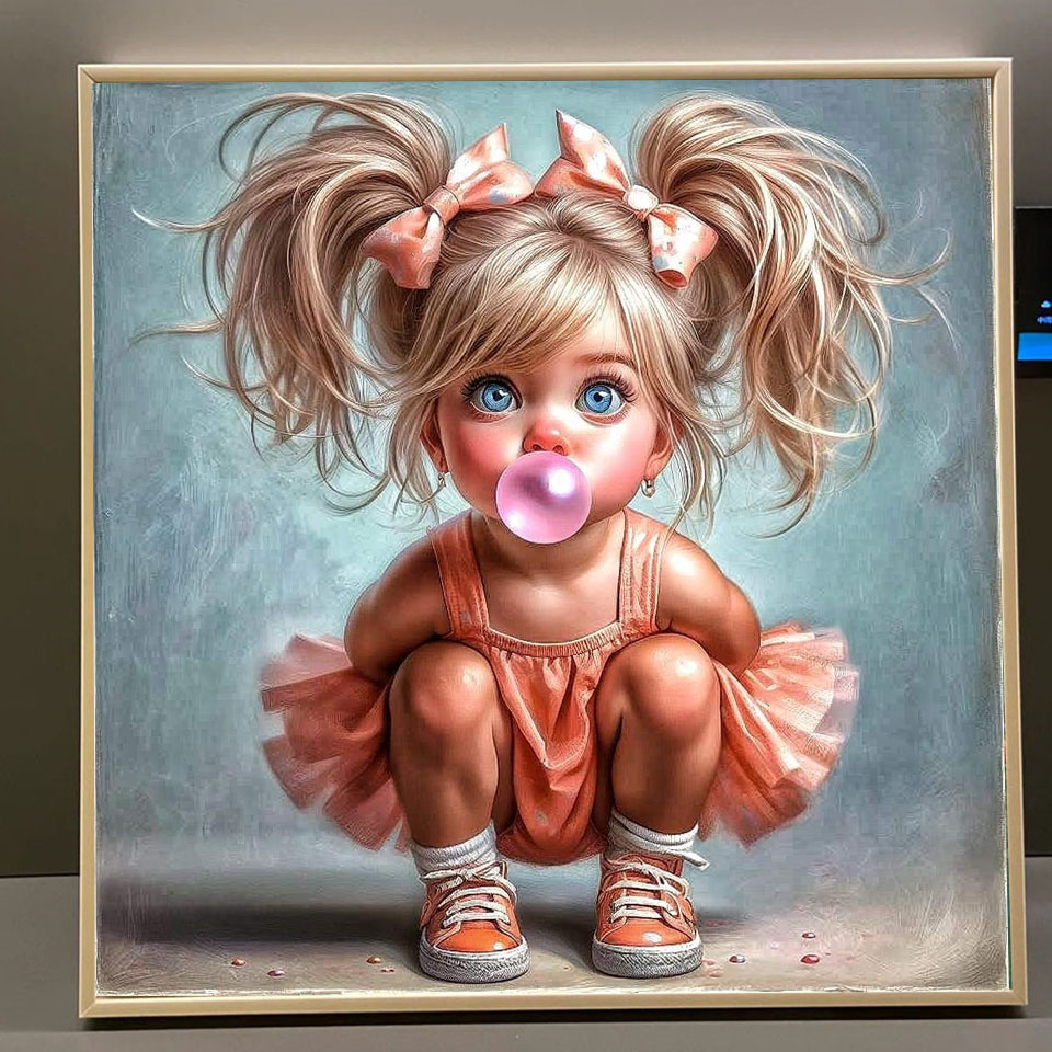 ชุดภาพเพชร 5 มิติ แบบ DIY รุ่น - Art Craft Girl บทวิจารณ์และราคา