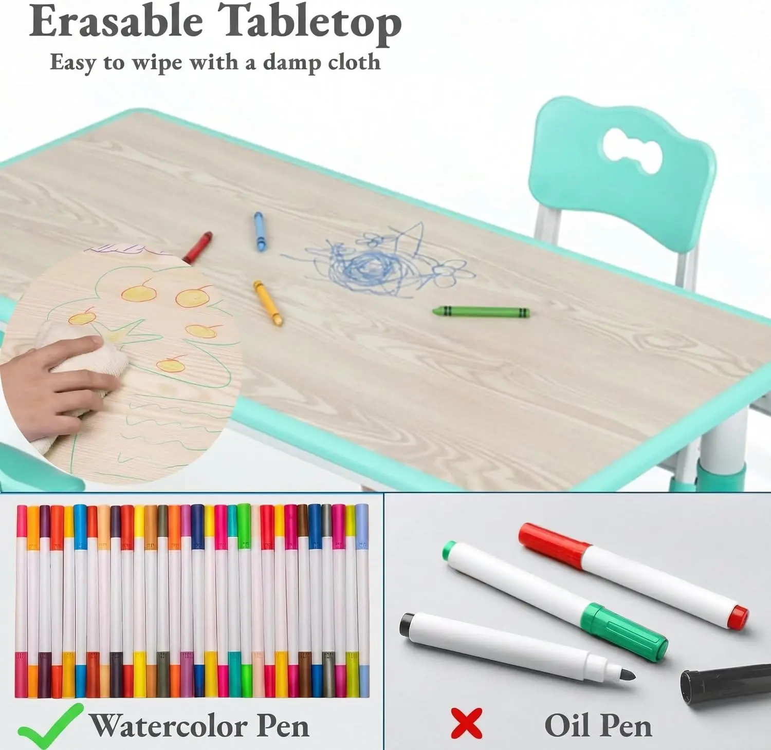 ชุดโต๊ะและเก้าอี้สำหรับเด็ก 6  - Art Craft Activities For Preschoolers บทวิจารณ์และราคา