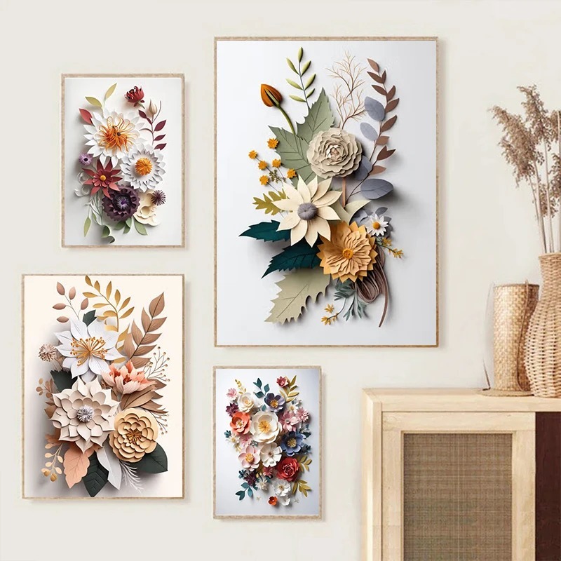 งานหัตถกรรมกระดาษดอกไม้หรูหราแ - Wallpaper Art And Craft บทวิจารณ์และราคา