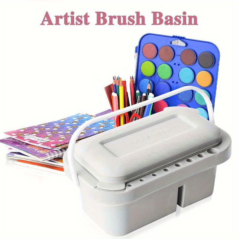 อ่างล้างพู่กัน 3-in-1 พร้อมจาน - Gouache Paint Set บทวิจารณ์และราคา