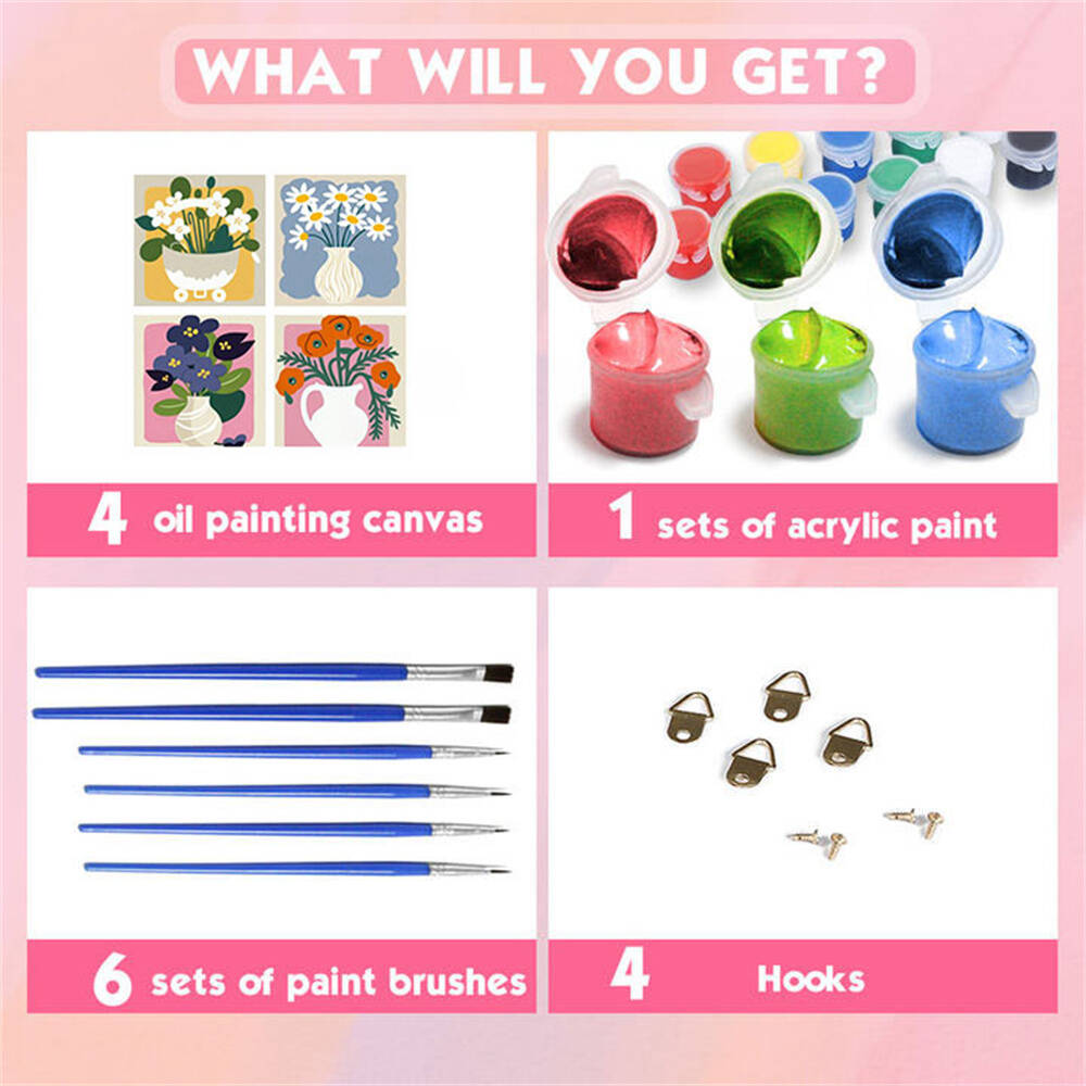 ภาพวาดโดยชุดหมายเลขหมู่บ้านเมด - Art Craft Easy บทวิจารณ์และราคา