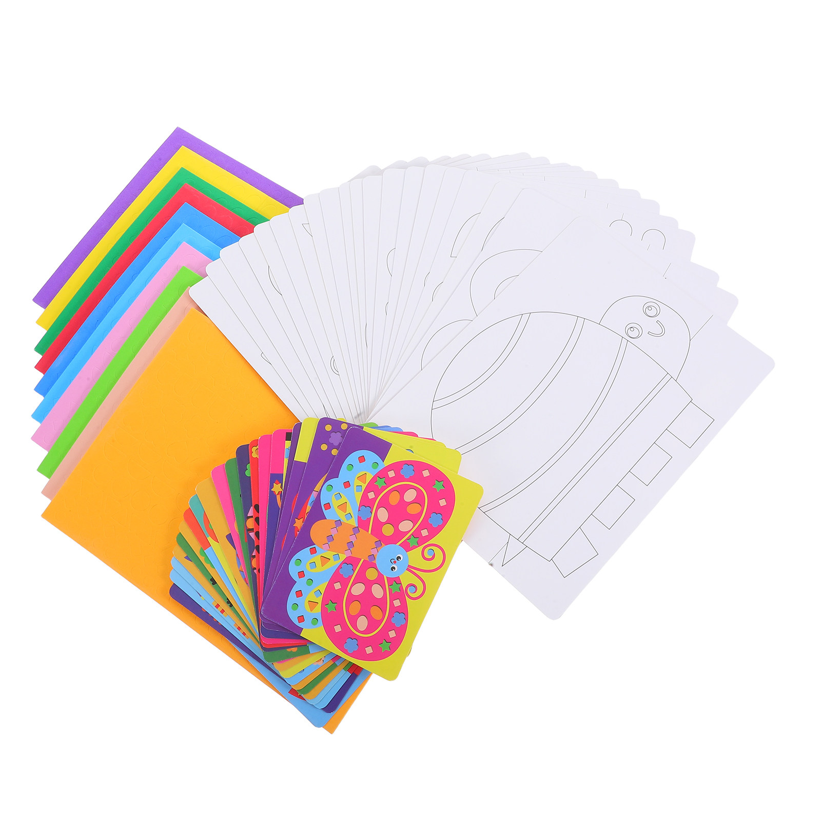 1 ชุด 3D อีวาสติกเกอร์ปริศนากา - Art Craft Activities For Preschoolers บทวิจารณ์และราคา
