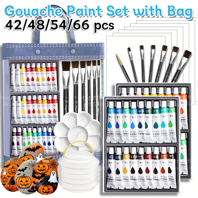 ชุดสี gouache สำหรับกลับไปโรงเ - Gouache Paint Set บทวิจารณ์และราคา