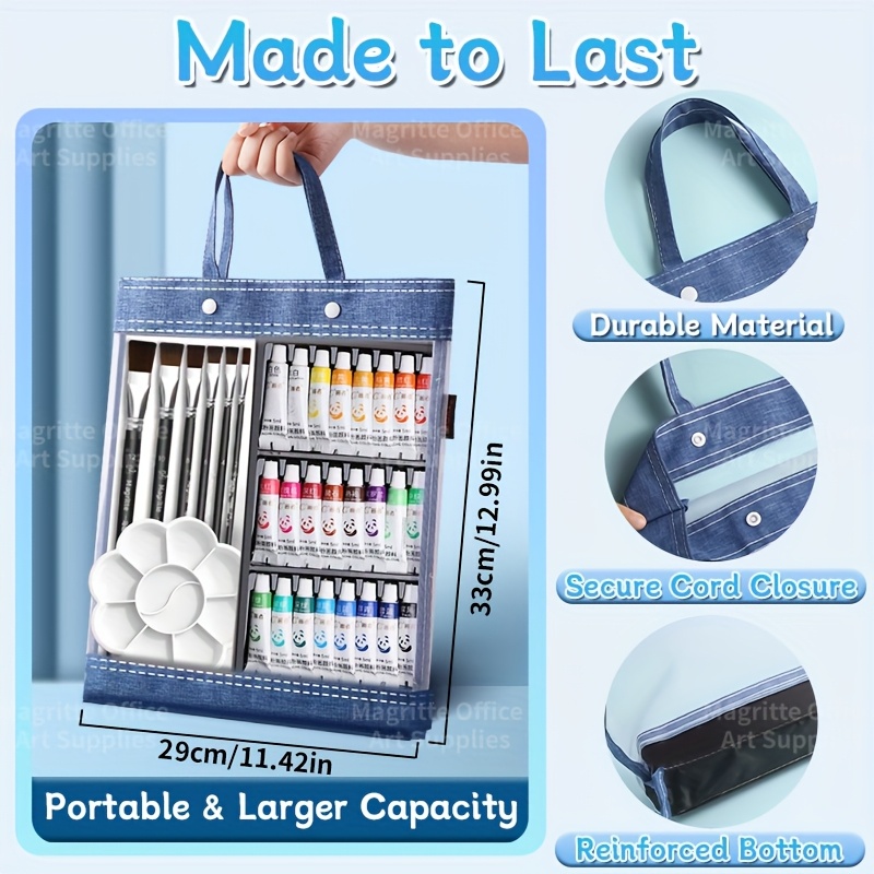 ชุดสี gouache สำหรับกลับไปโรงเ - Gouache Paint Set บทวิจารณ์และราคา