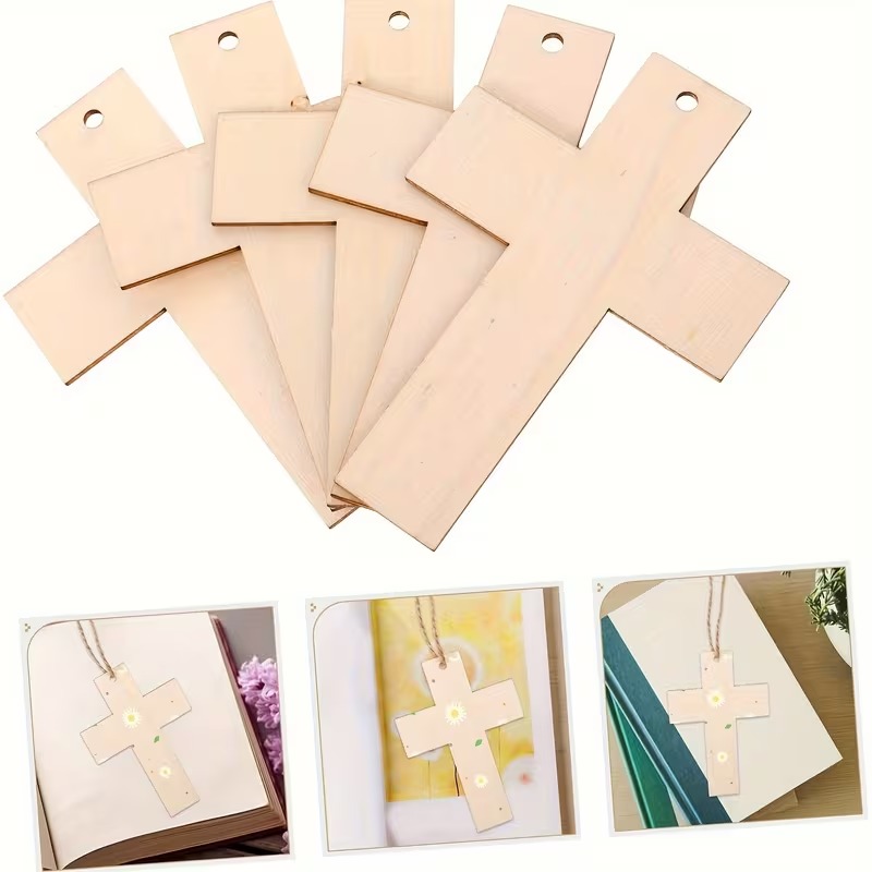 ชุดงานฝีมือไม้ธรรมชาติรูปไม้กา - Art Craft Meaning บทวิจารณ์และราคา