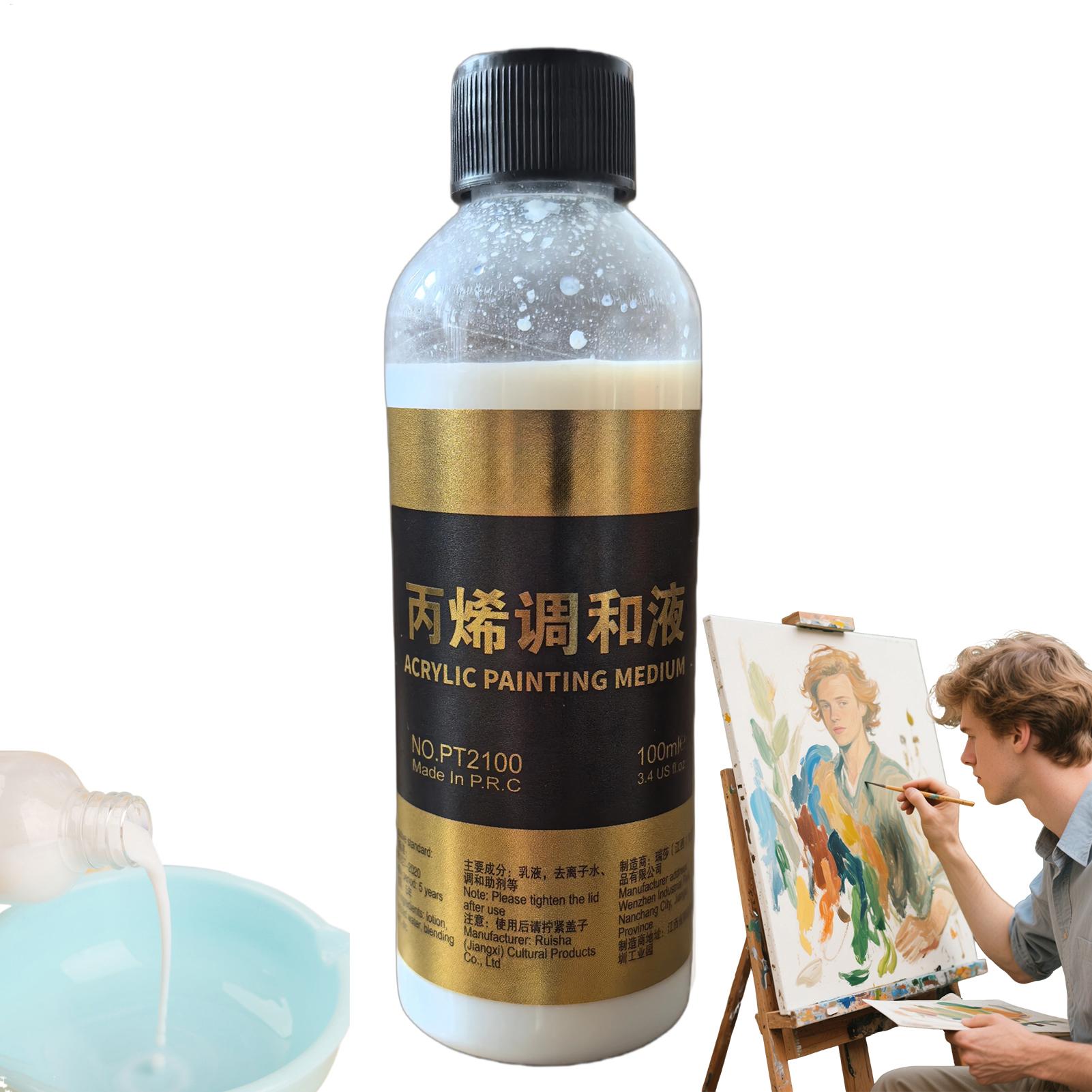 น้ำยาผสมสีอะคริลิค 100 มล. สำห - Art Craft Blend บทวิจารณ์และราคา
