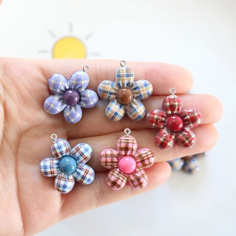 จี้เรซิ่นรูปดอกไม้หวานๆ 10 ชิ้ - Art Craft Resin บทวิจารณ์และราคา