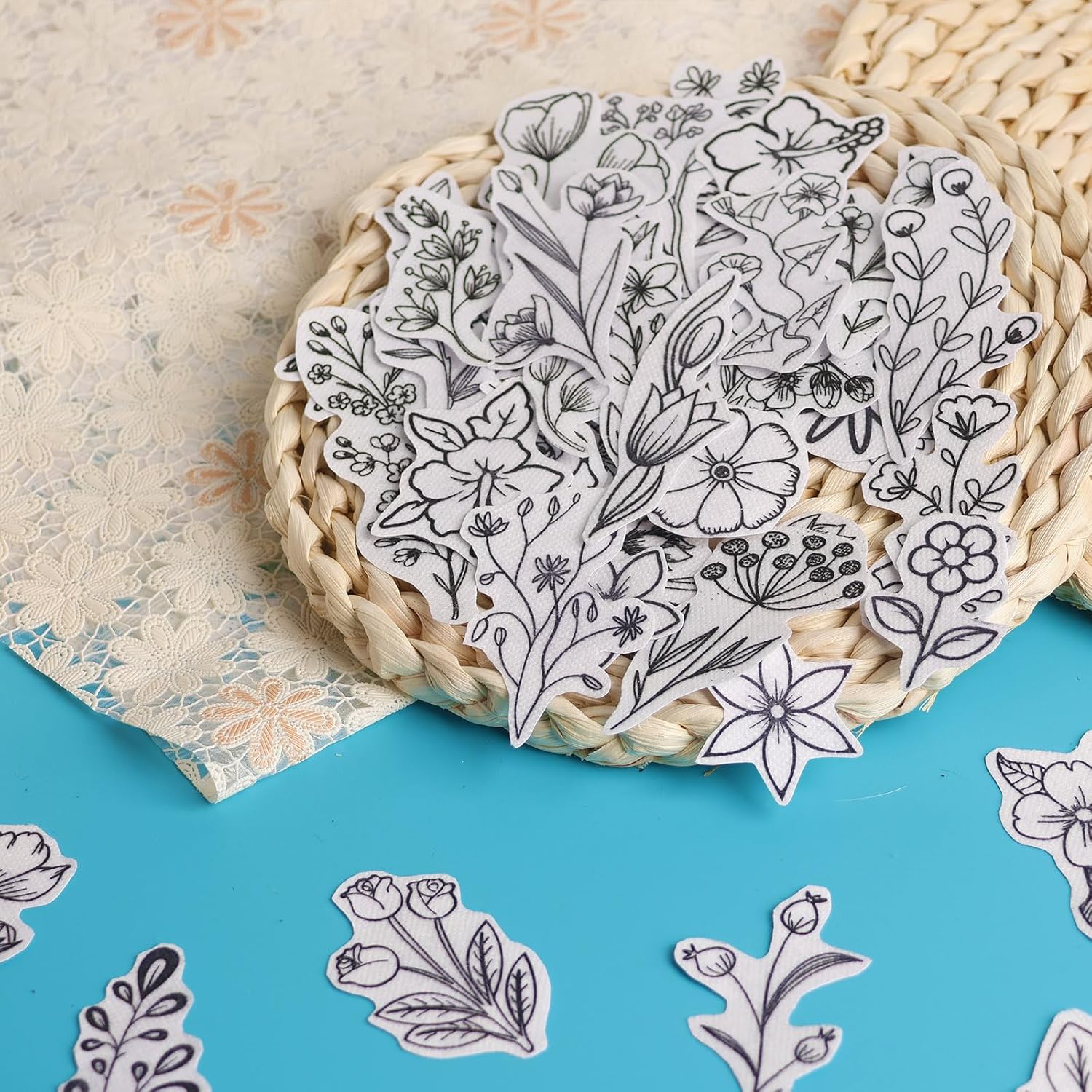 50 ชิ้นน้ําที่ละลายน้ําได้เย็บ - Art Craft Items บทวิจารณ์และราคา