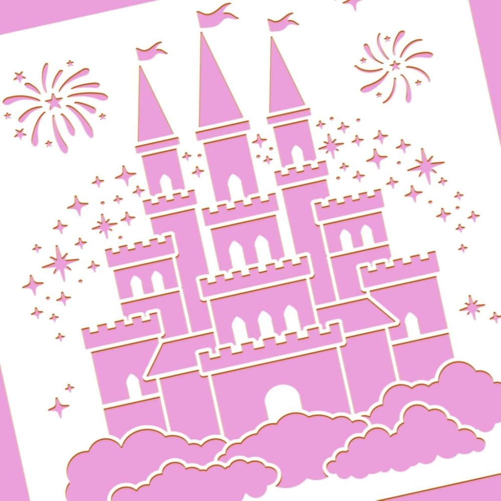 แม่แบบลายดาวสำหรับงานศิลปะ DIY - Wallpaper Art And Craft บทวิจารณ์และราคา