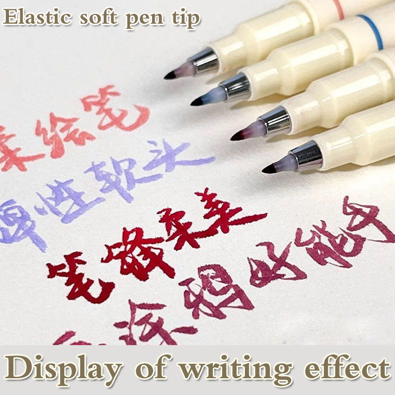 ชุดปากกาหัวพู่กันหลากสี 24/3 ส - Calligraphy Pen Set บทวิจารณ์และราคา