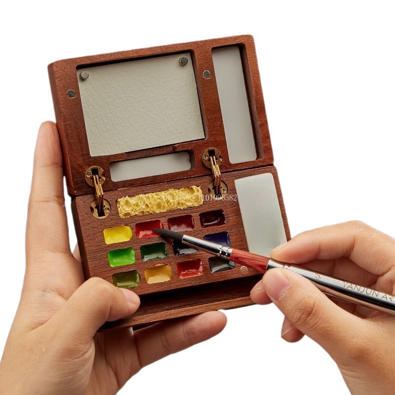 กล่องใส่สีสำหรับเดินทาง กล่องไ - Gouache Paint Set บทวิจารณ์และราคา