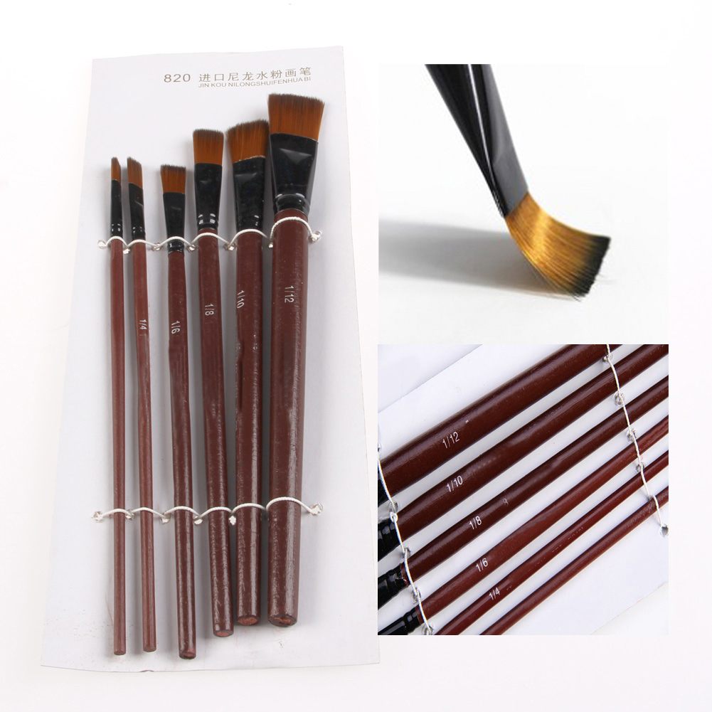6Pcsไนลอนอะคริลิคสีน้ำมันGouac - Gouache Paint Set บทวิจารณ์และราคา