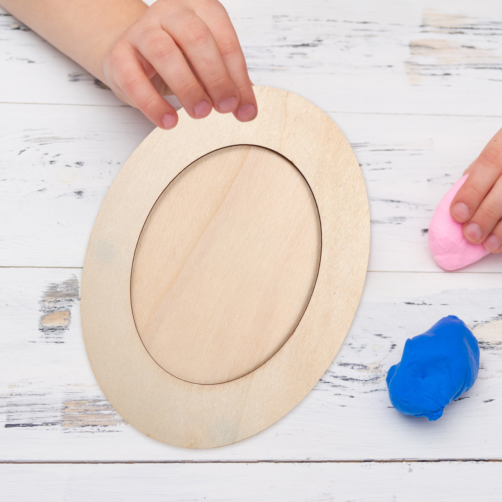 ชุดกรอบรูปไม้รูปวงรีแบบยังไม่เ - Art Craft Activities For Preschoolers บทวิจารณ์และราคา