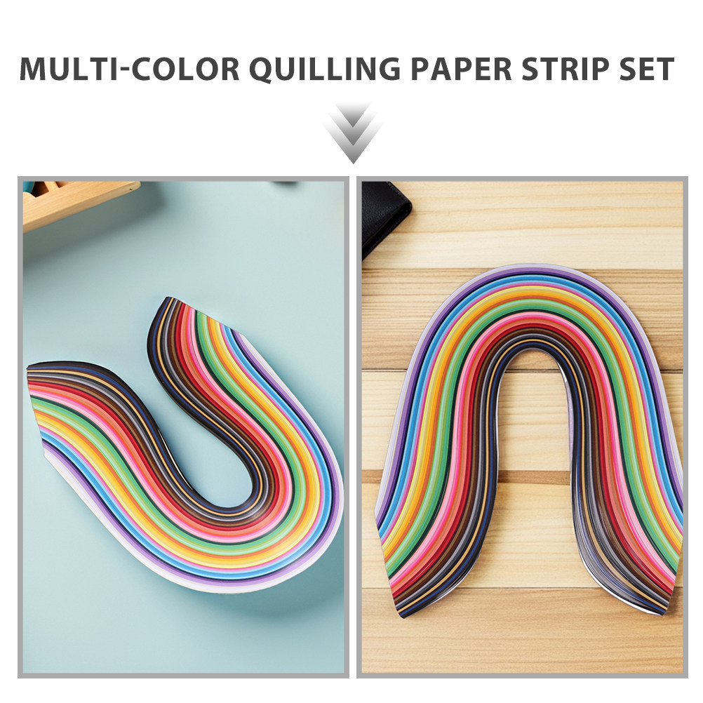 แถบกระดาษควิลลิ่งหลากสี 1000 ช - Art Quilling Craft บทวิจารณ์และราคา