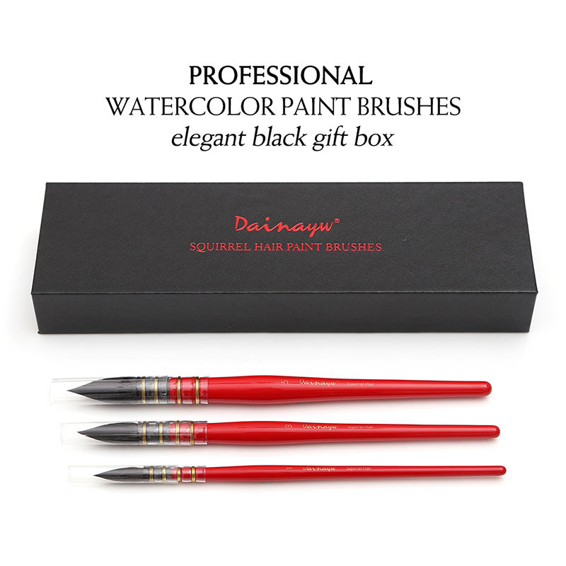 Dainayw 3 แปรงรอบผมกระรอกสีน้ํ - Gouache Paint Set บทวิจารณ์และราคา