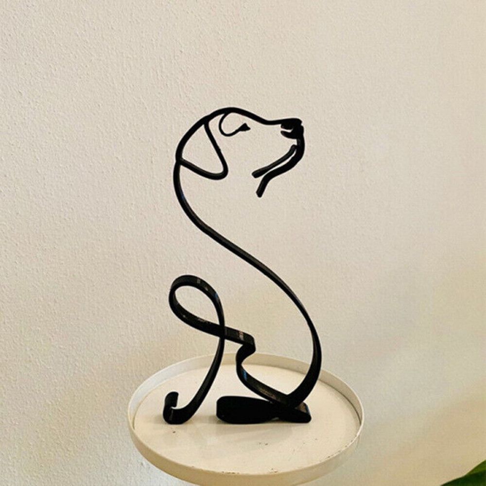 Wrought Iron รูปปั้นสุนัขบทคัด - Art Craft Furniture บทวิจารณ์และราคา