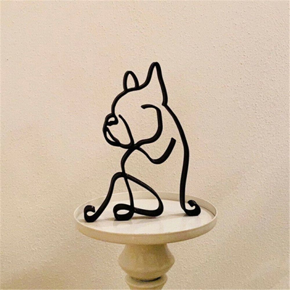 Wrought Iron รูปปั้นสุนัขบทคัด - Art Craft Furniture บทวิจารณ์และราคา