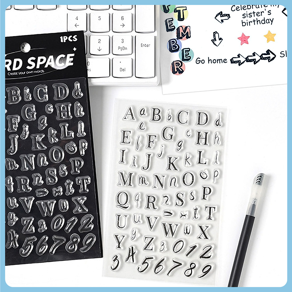 ชุดแสตมป์ตัวอักษรและตัวเลขพร้อ - Art Craft Activities For Preschoolers บทวิจารณ์และราคา