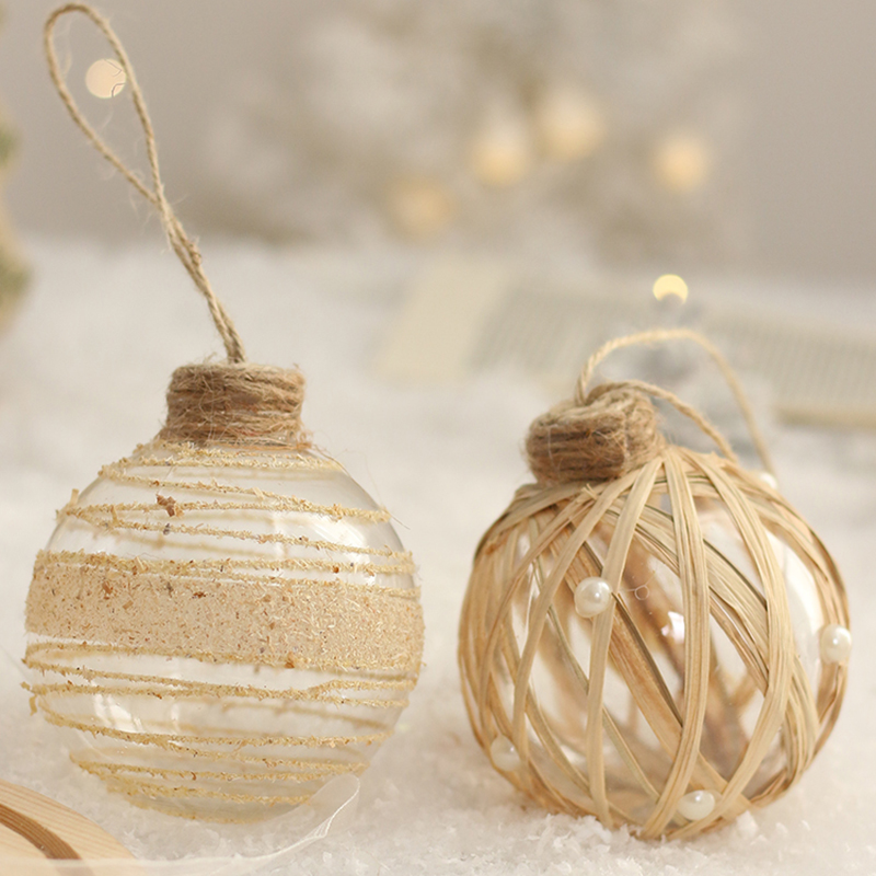 ลูกบอลคริสต์มาสใส ไม่แตกง่าย ส - Art And Craft Xmas Tree บทวิจารณ์และราคา