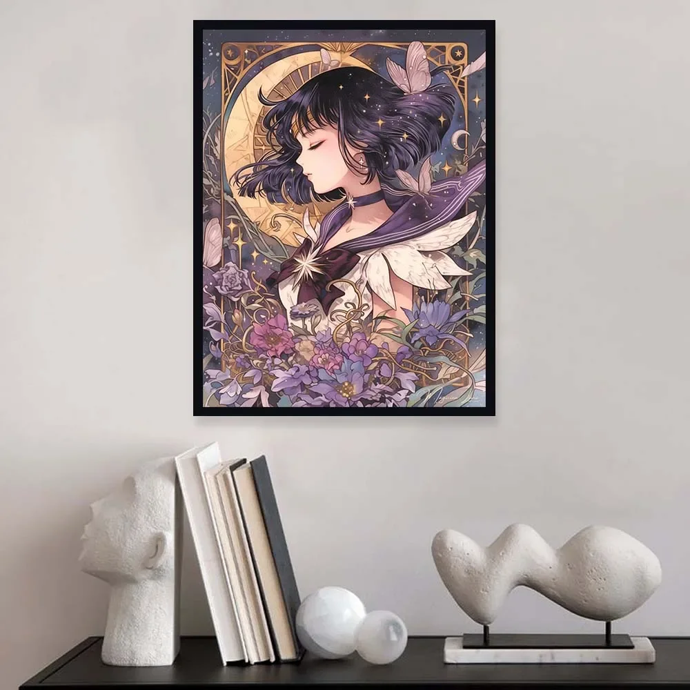 ภาพวาดเพชรการ์ตูนอนิเมะ สาวนัก - Art Craft Girl บทวิจารณ์และราคา