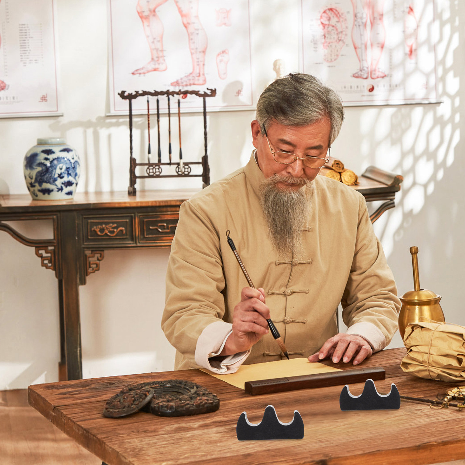 ชุดอุปกรณ์เขียนพู่กัน 1 ชุด พร - Calligraphy Pen Set บทวิจารณ์และราคา