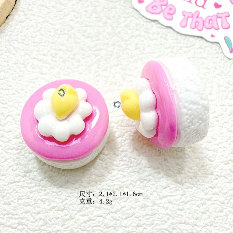 จี้เรซิ่นรูปเค้กน่ารักขนาดเล็ก - Art Craft Resin บทวิจารณ์และราคา