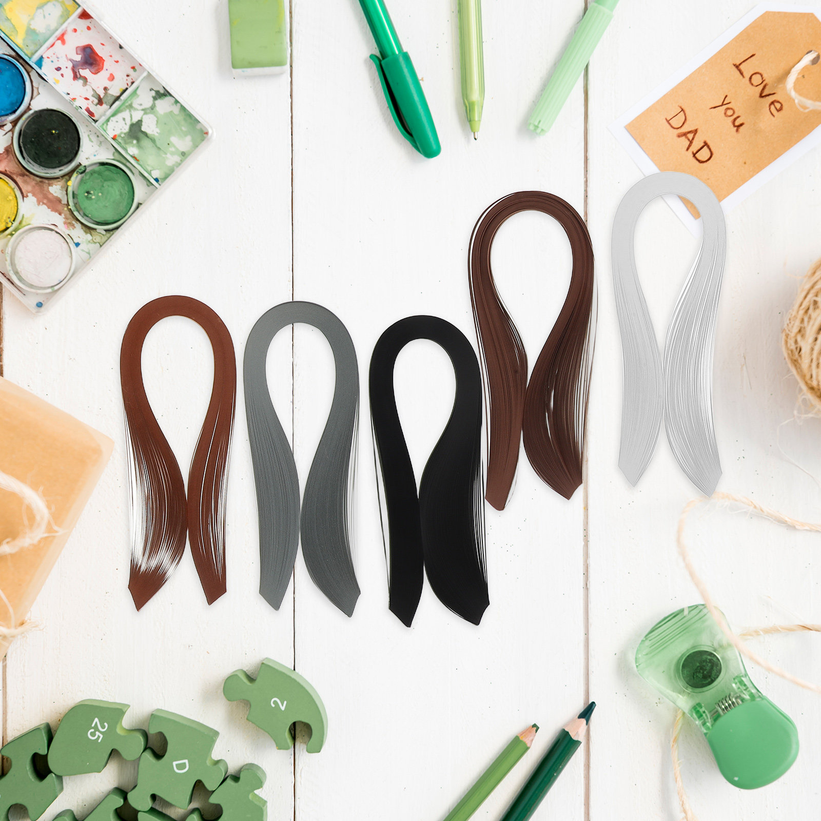 ชุดกระดาษควิลลิ่ง 720 ชิ้น ขนา - Art Quilling Craft บทวิจารณ์และราคา