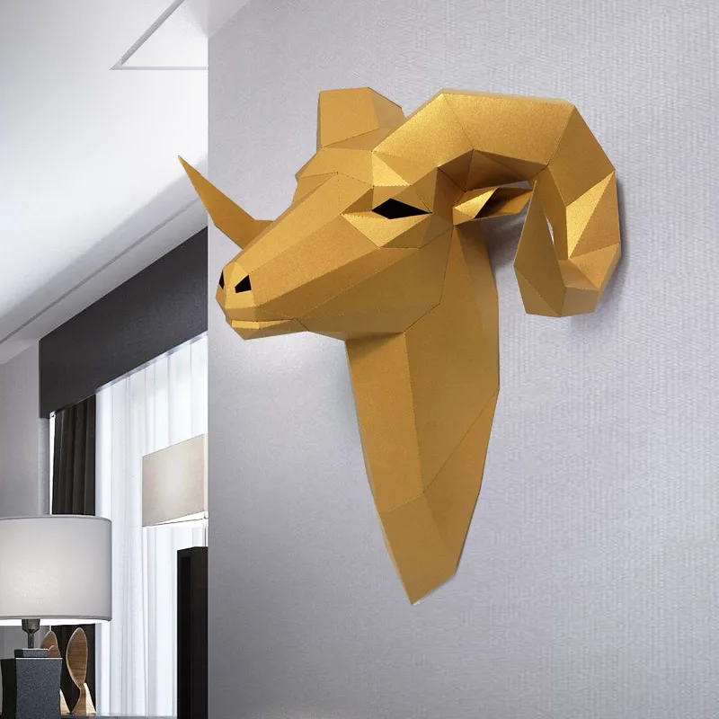 Pre-Cut Bighorn แกะป่าสัตว์ Wa - Wallpaper Art And Craft บทวิจารณ์และราคา