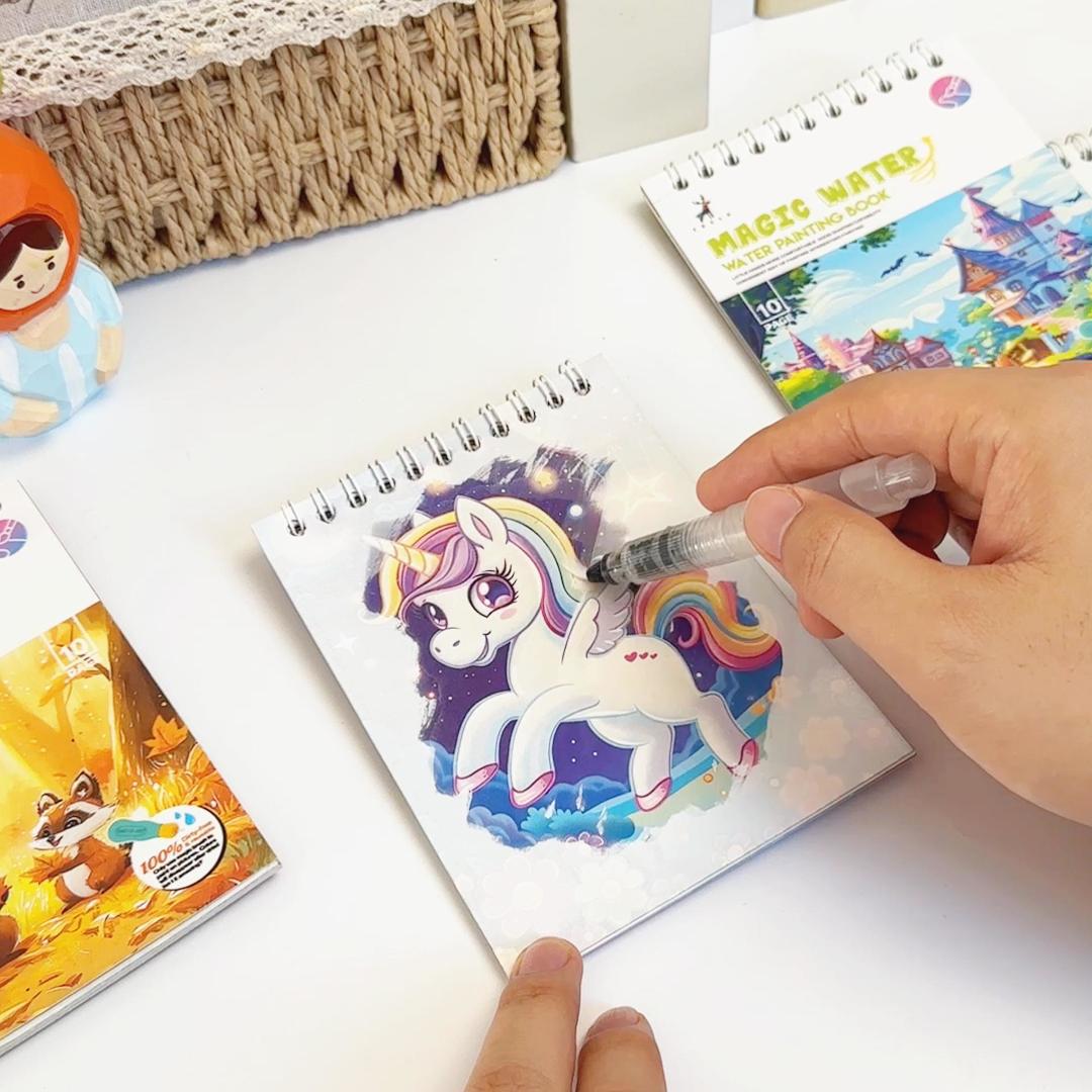 Magic Water Drawing Book for K - Art Craft Activities For Preschoolers บทวิจารณ์และราคา