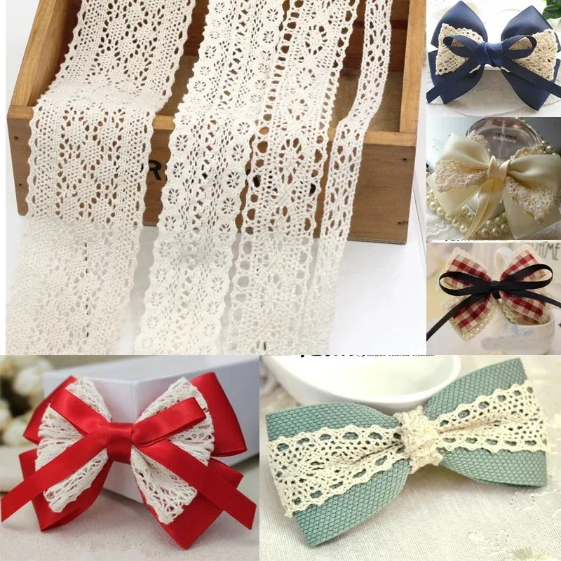 ไอวอรี่สีขาวผ้าฝ้ายลูกไม้ Trim - Art Craft Girl บทวิจารณ์และราคา