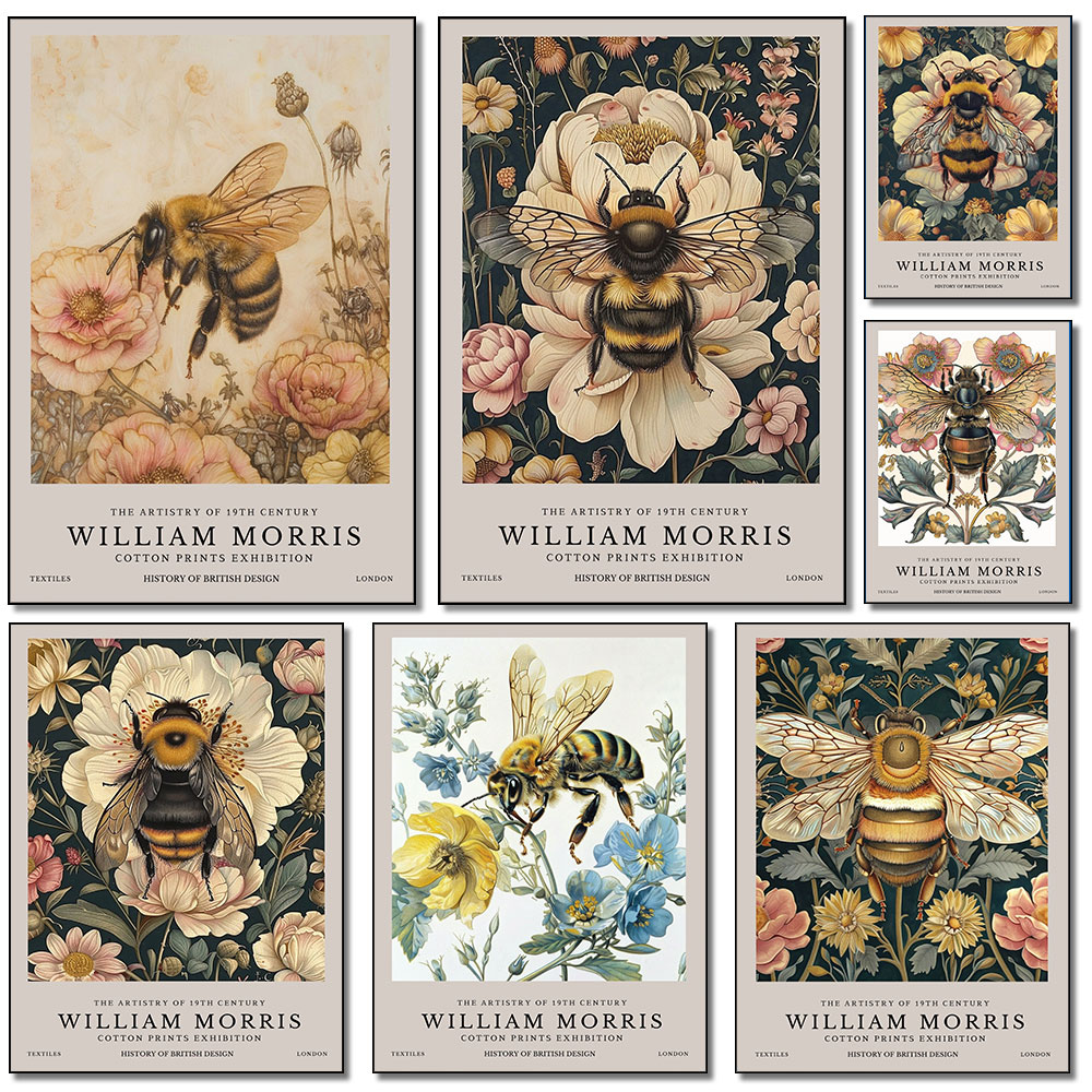 เรโทร วิลเลียม มอร์ริส บีส์ แอ - Art Craft William Morris บทวิจารณ์และราคา