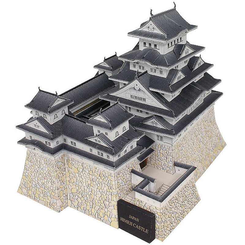 Japan Himeji ปราสาท3D กระดาษ H - Art Craft Japan บทวิจารณ์และราคา