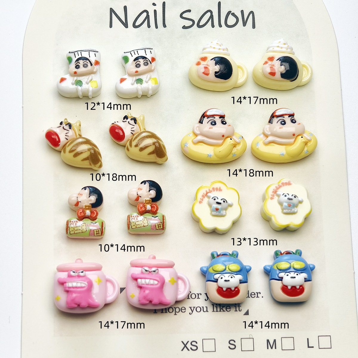 ชุดตกแต่งเล็บเรซิ่นลายชินจัง 2 - Art Craft Japan บทวิจารณ์และราคา