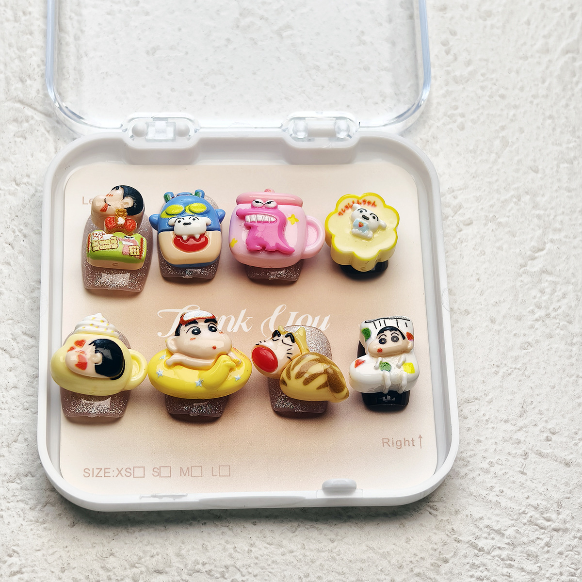 ชุดตกแต่งเล็บเรซิ่นลายชินจัง 2 - Art Craft Japan บทวิจารณ์และราคา