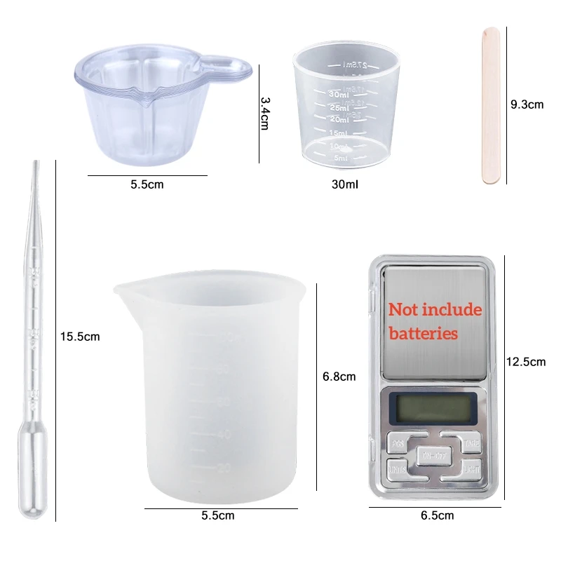 อีพ็อกซี่เรซิ่นชุดคริสตัลใสผสม - Art Craft Easy บทวิจารณ์และราคา