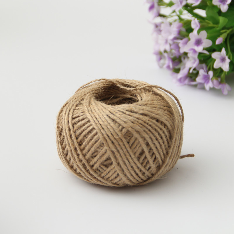 50 M NATURAL Jute Twine สําหรั - Art Craft Blend บทวิจารณ์และราคา