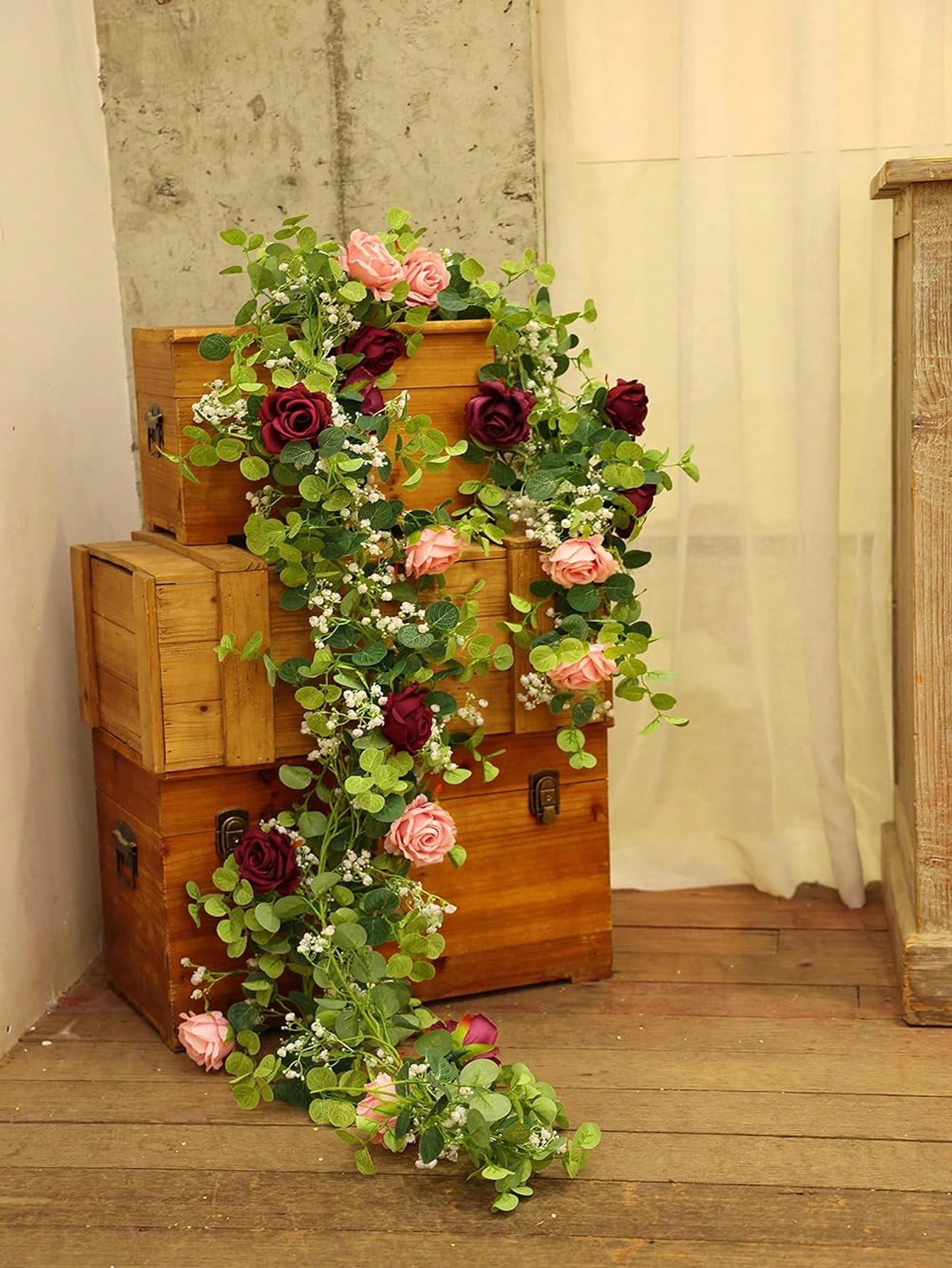 1 PC 5.9FT ประดิษฐ์ Eucalyptus - Art Craft Furniture บทวิจารณ์และราคา