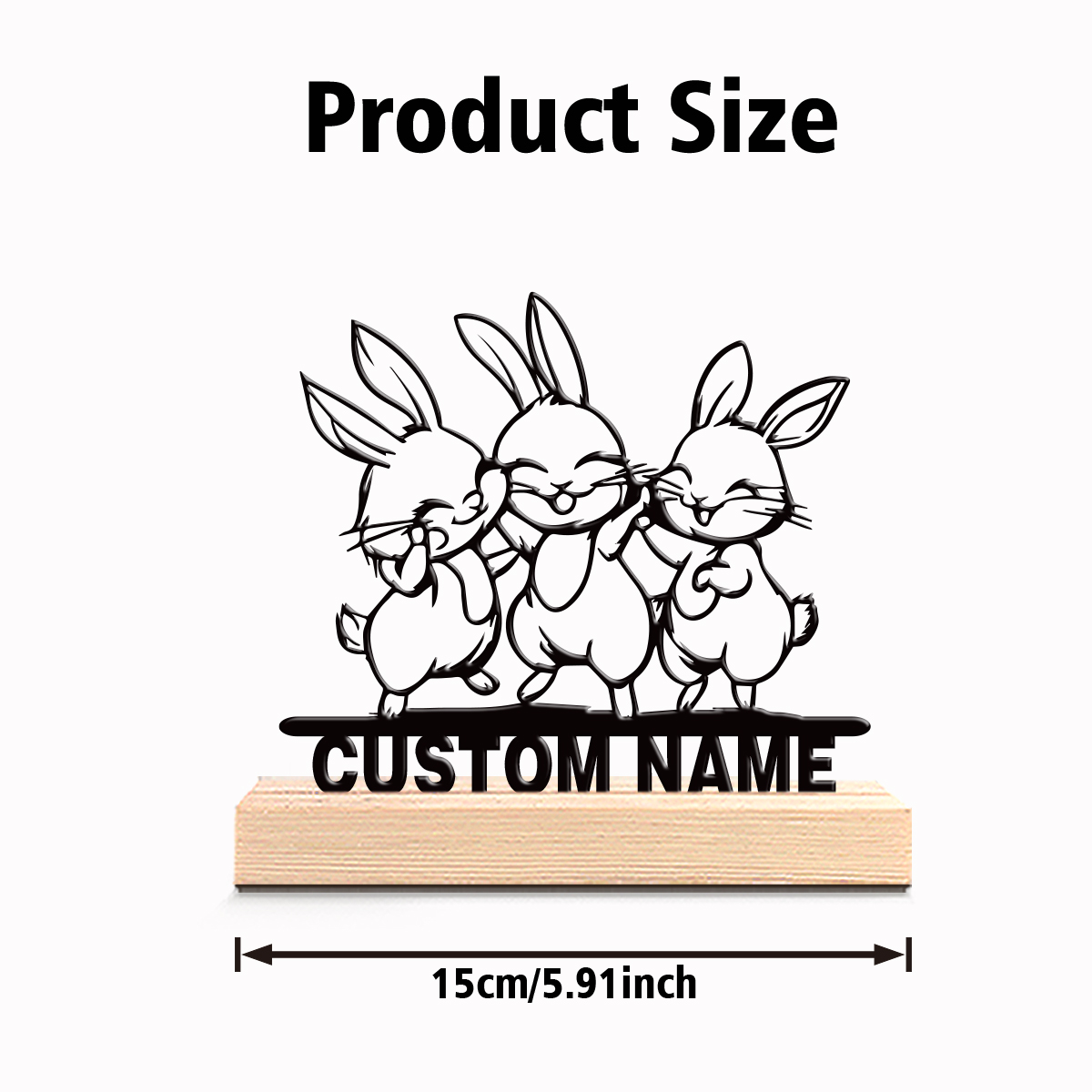 รูปปั้นกระต่ายทันสมัย 1 ชิ้น พ - Art Craft Rabbit บทวิจารณ์และราคา