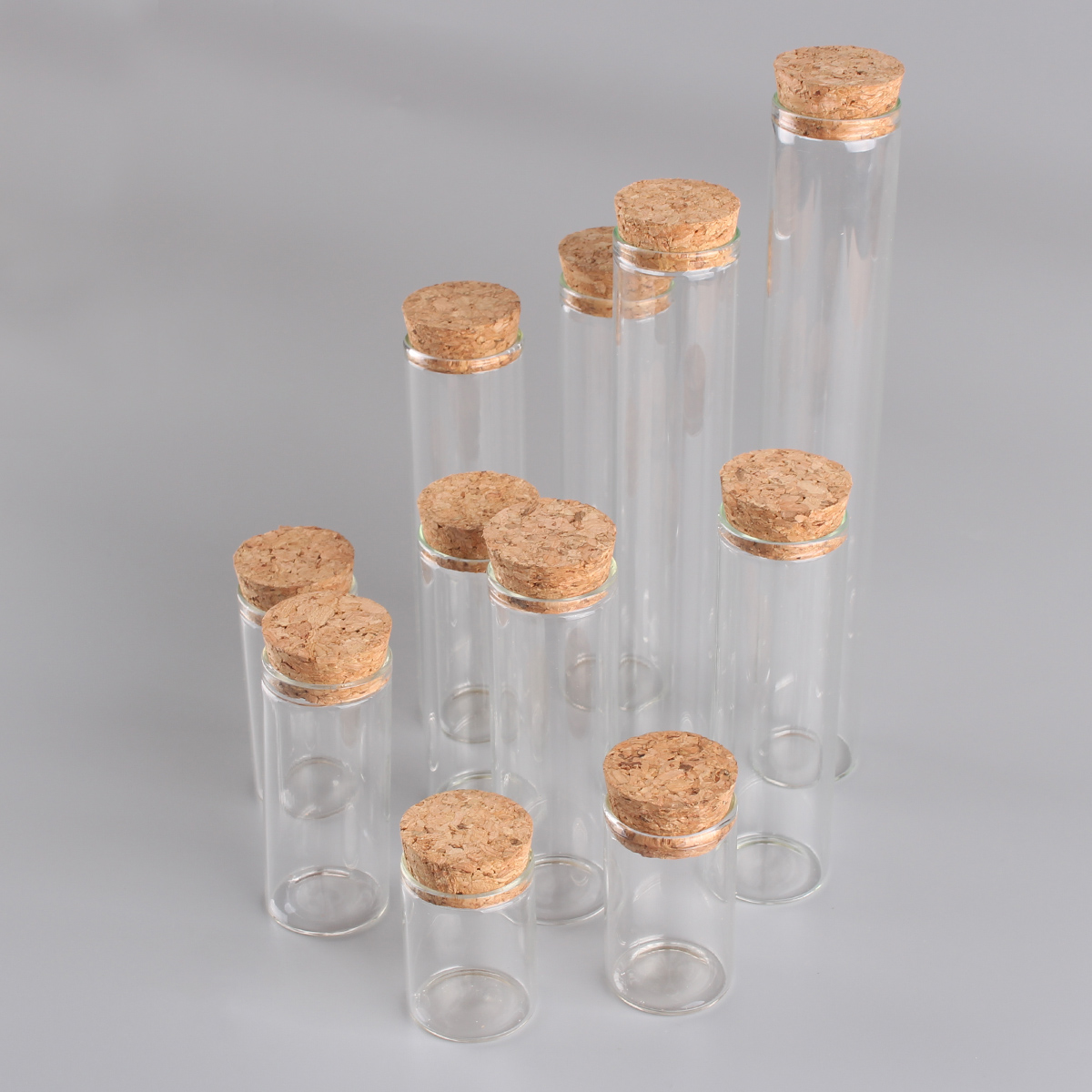 หลอดทดสอบแก้วพร้อมจุกไม้ก๊อกสำ - Eco Art Craft บทวิจารณ์และราคา